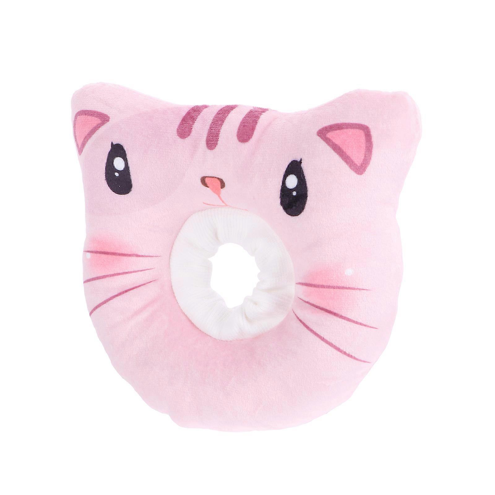 Cat Recovery Neck Cone for Post Surgery Adjustable Pink Collar