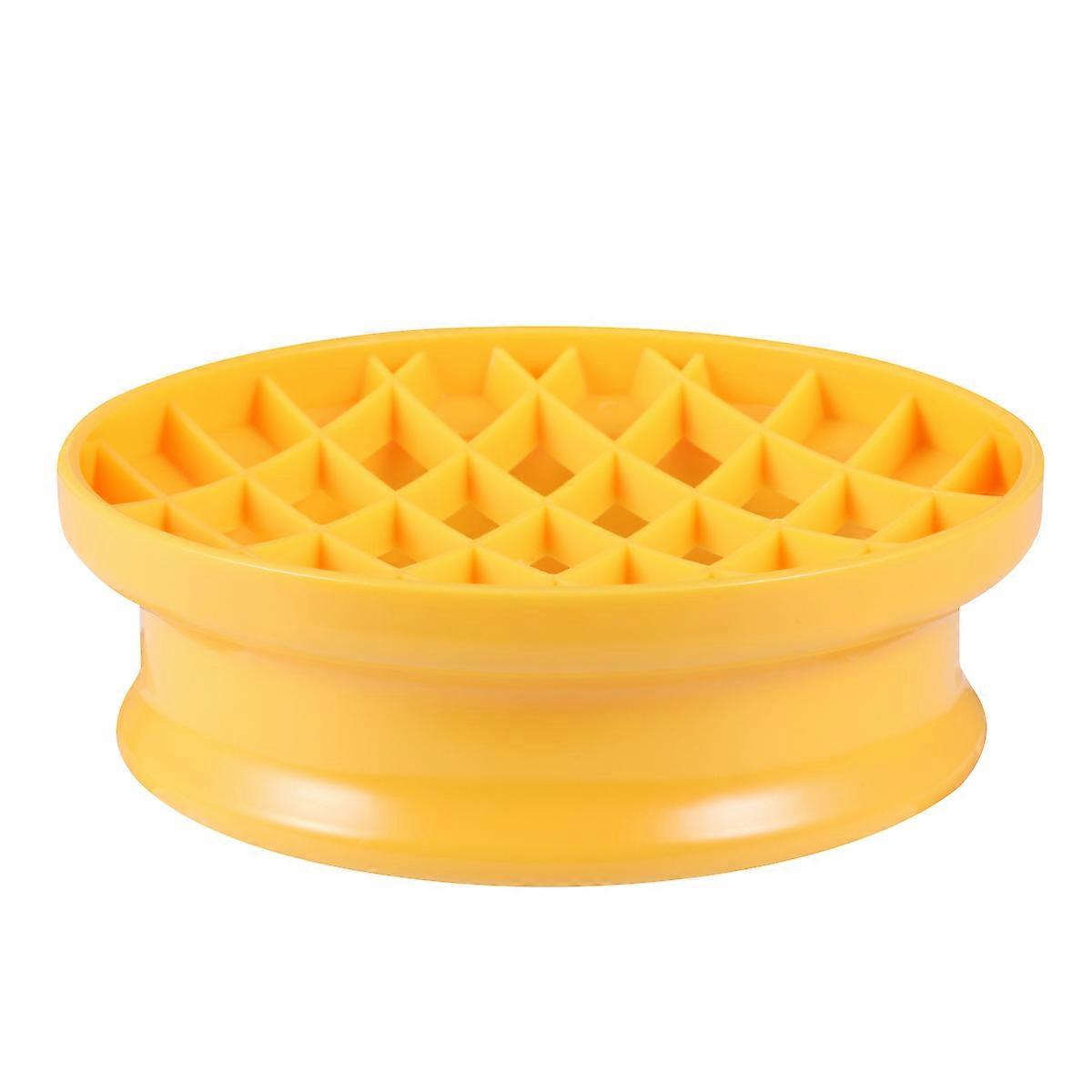 Bread Baking Tool 4Pcs Pineapple Printing Square Mold for DIY Baking and Home Bakery Yellow Non-stick Easy to Clean