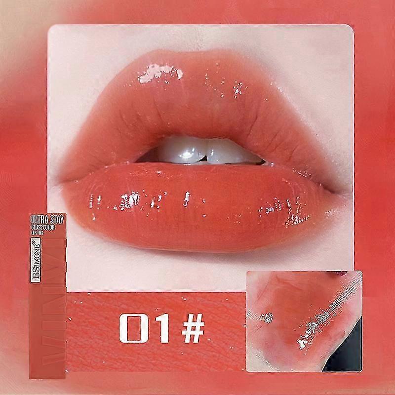 European And American Water Gloss Lip Gloss Moisturizing And Color Enhancing Lip Gloss Lipstick, Dudu Lip Gloss