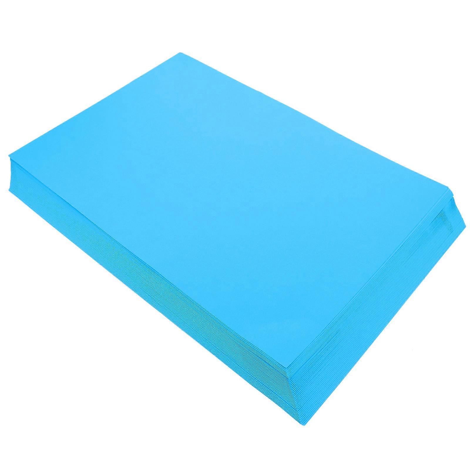 Thick Card Stock Paper 100 Sheets Designed For Children And Artists Excellent For Crafting And Skill Development Available In Blue