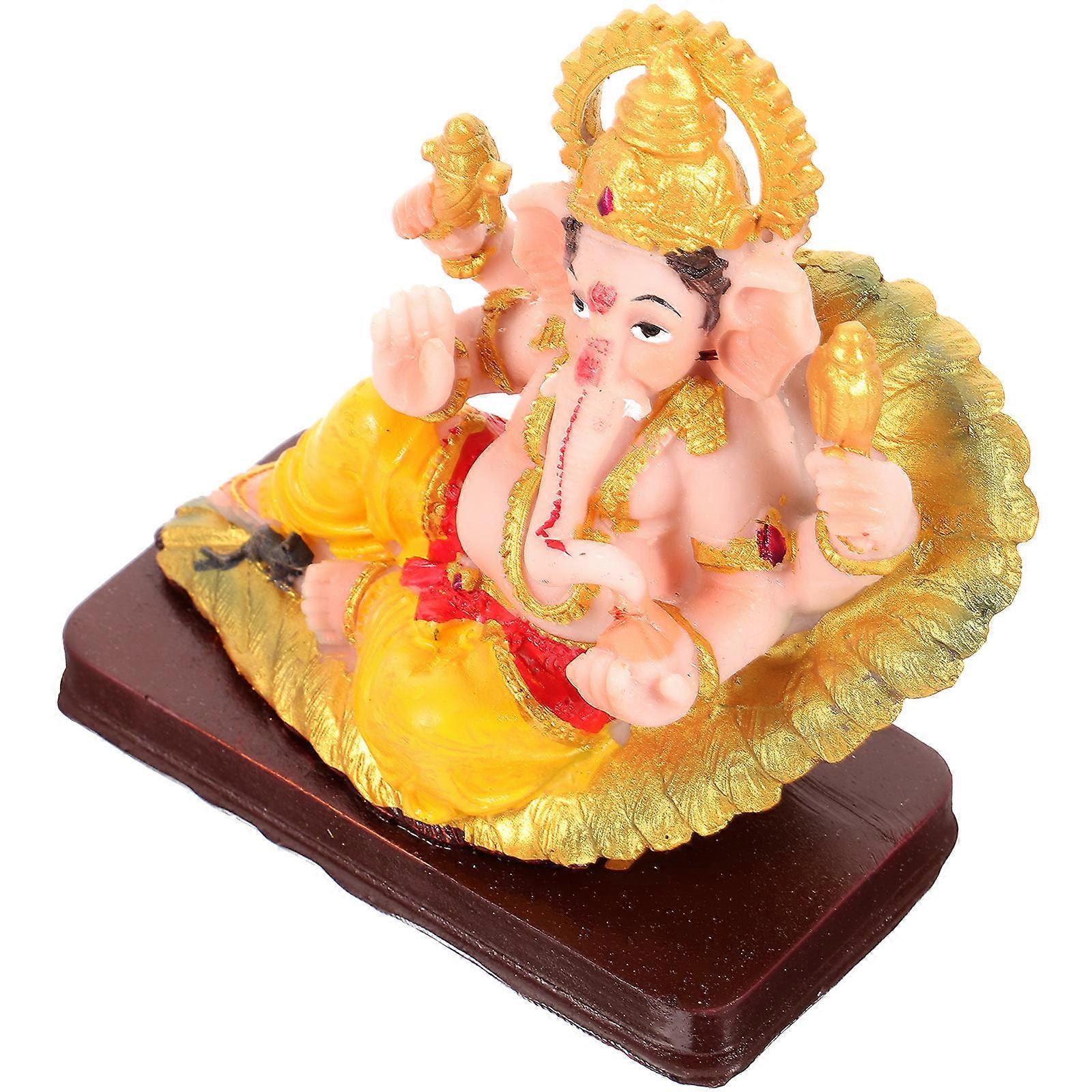 Lot de 4 statues décoratives en résine pour usage domestique