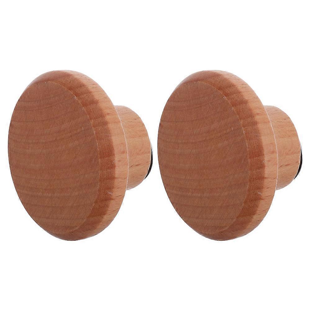 Wood Pot Lid Knobs Replacement for Saucepans Heat Resistant 8Pcs Set