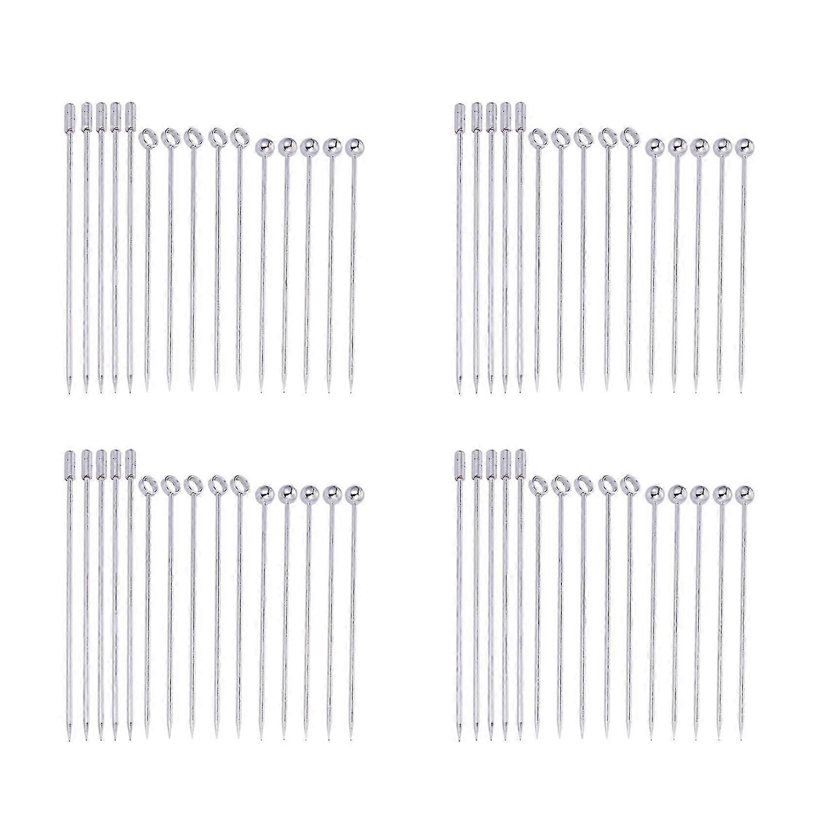 martini picks set stainless steel 60x