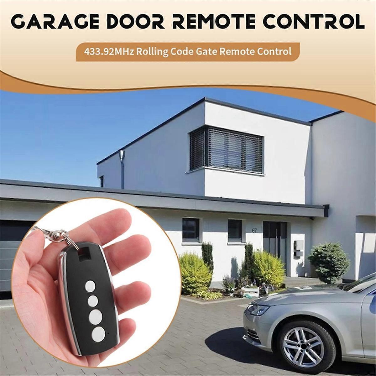 Garage Door Remote Control 433MHz Wireless Rolling Gate Controller for Garage Hand Transmitter