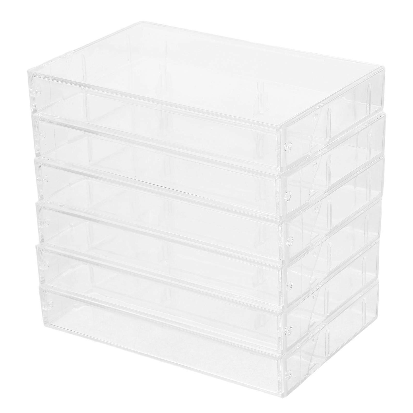 High Transparency Cassette Tape Organizer for Recording Storage 24Pcs
