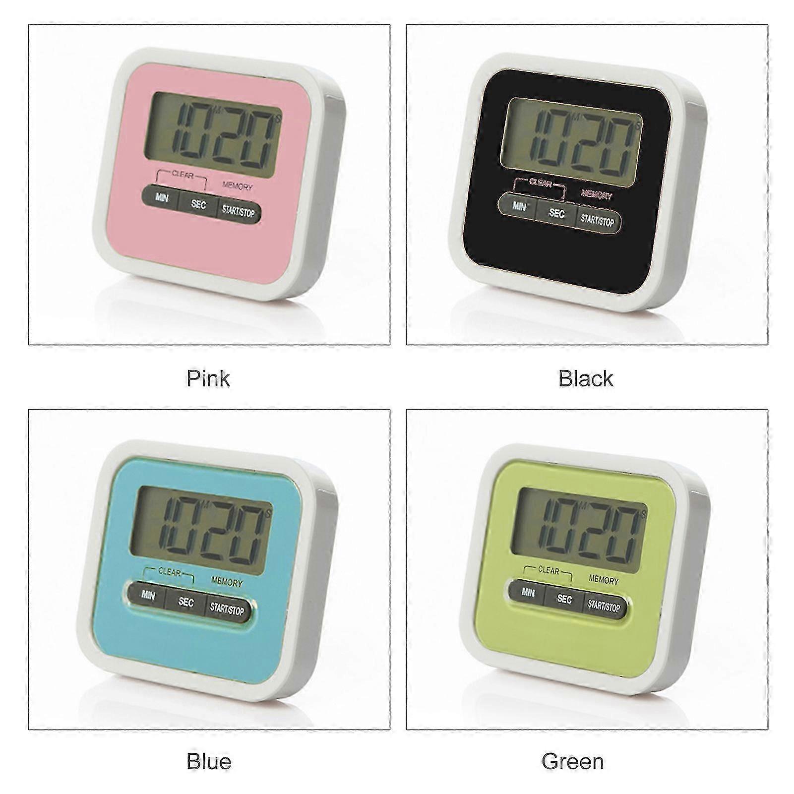 Magnet Kitchen Timer 100-Min Digital 7.4x6.2x2cm Loud Alarm Clock 25-26