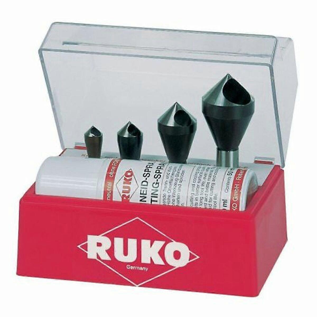 Countersink Set (Countersinks) RUKO 102310E High speed steel (HSS) 4 Pieces
