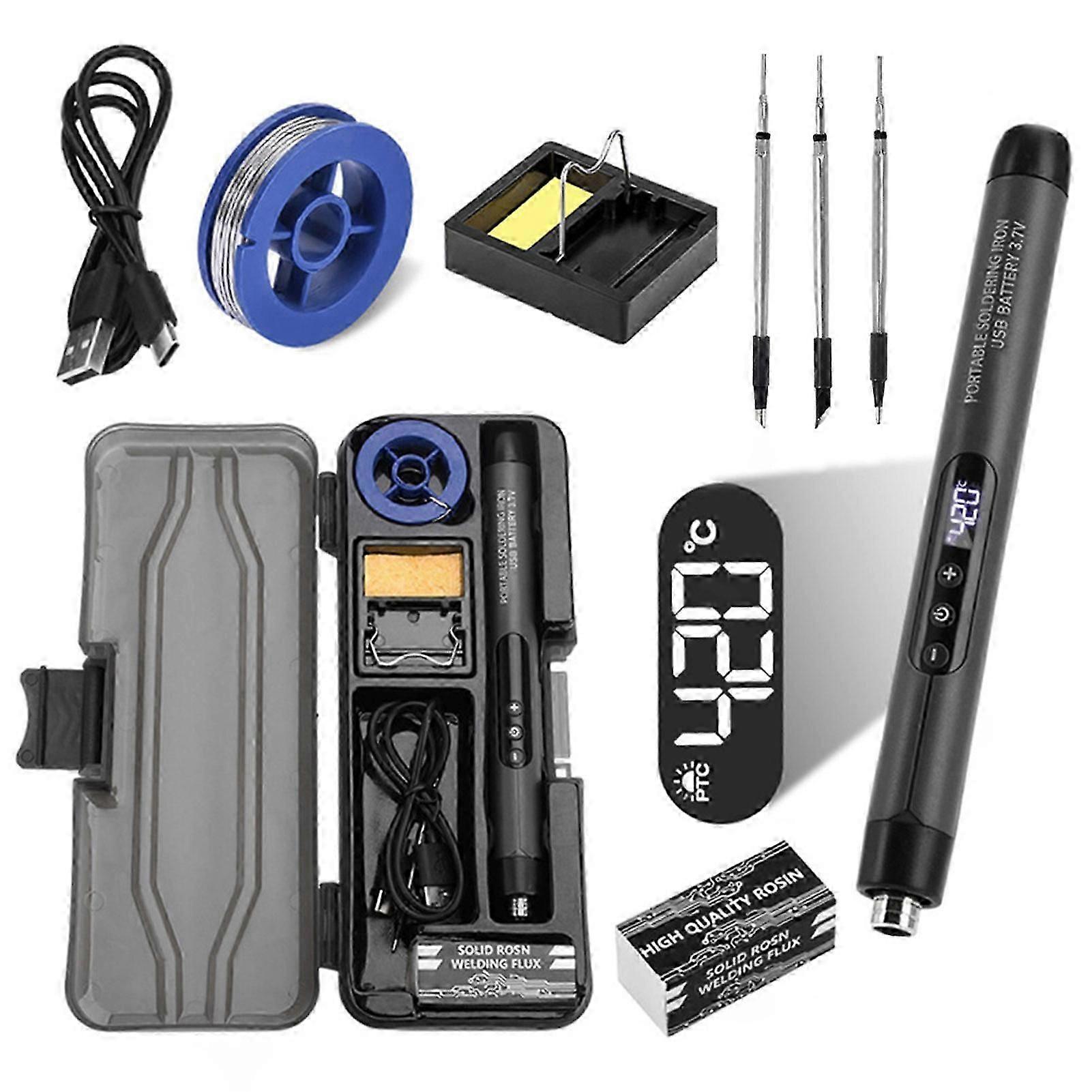 Usb Soldering Iron Precise Digital Temperature Control for Home Repairing
