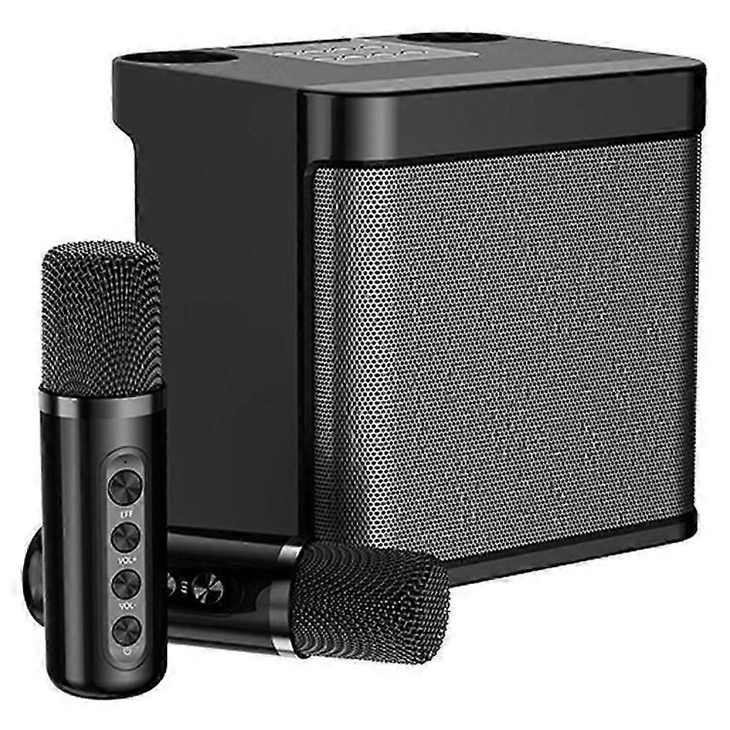 YS-203 Portable K Song Bluetooth Soundbox Speaker Wireless Microphone Set Outdoor Family Party Singing Song Subwoofer