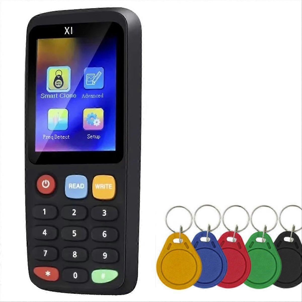 X7 RFID Smart Chip NFC Decoder Duplicator+5XUID Keychain Tag Copier