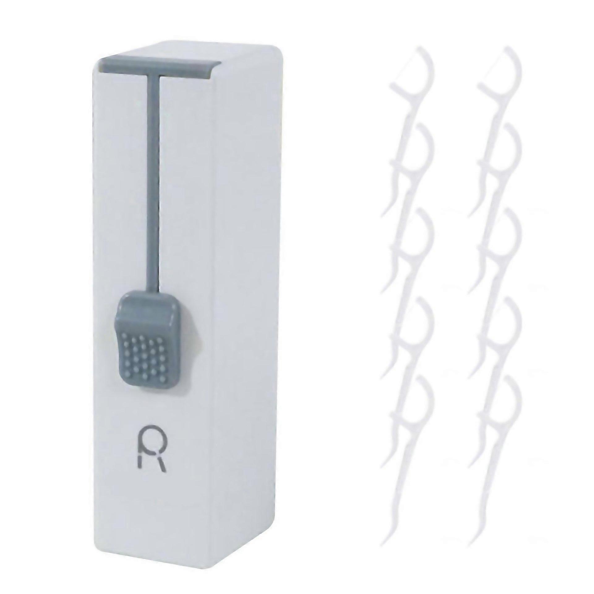 For Automatic Portable Floss Pick Storage Box Large Capacity Dustproof Compact Size Dental Floss Pic