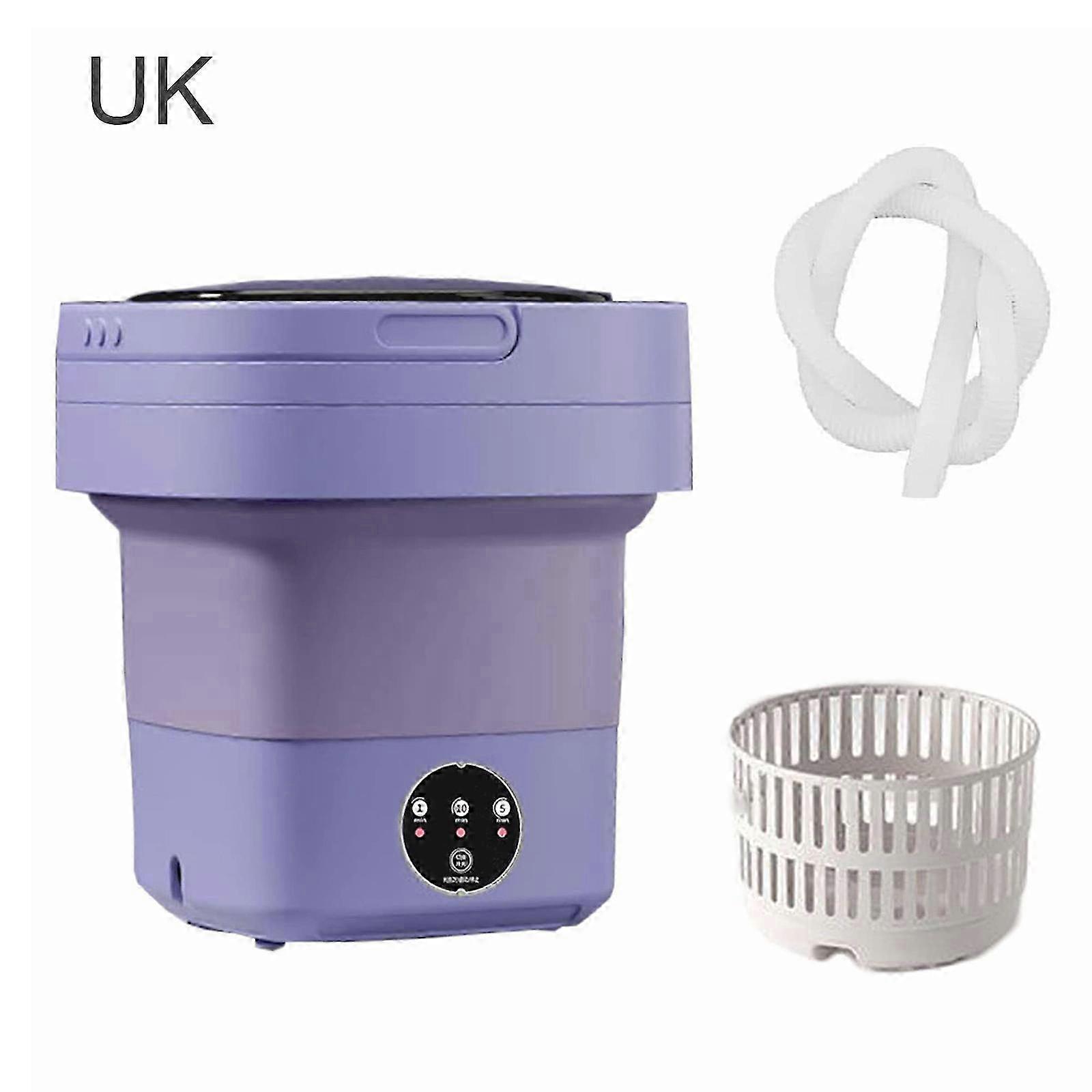 Mini Washing Machine, Folding Portable Sterilization Drying Laundry Machine 25-26