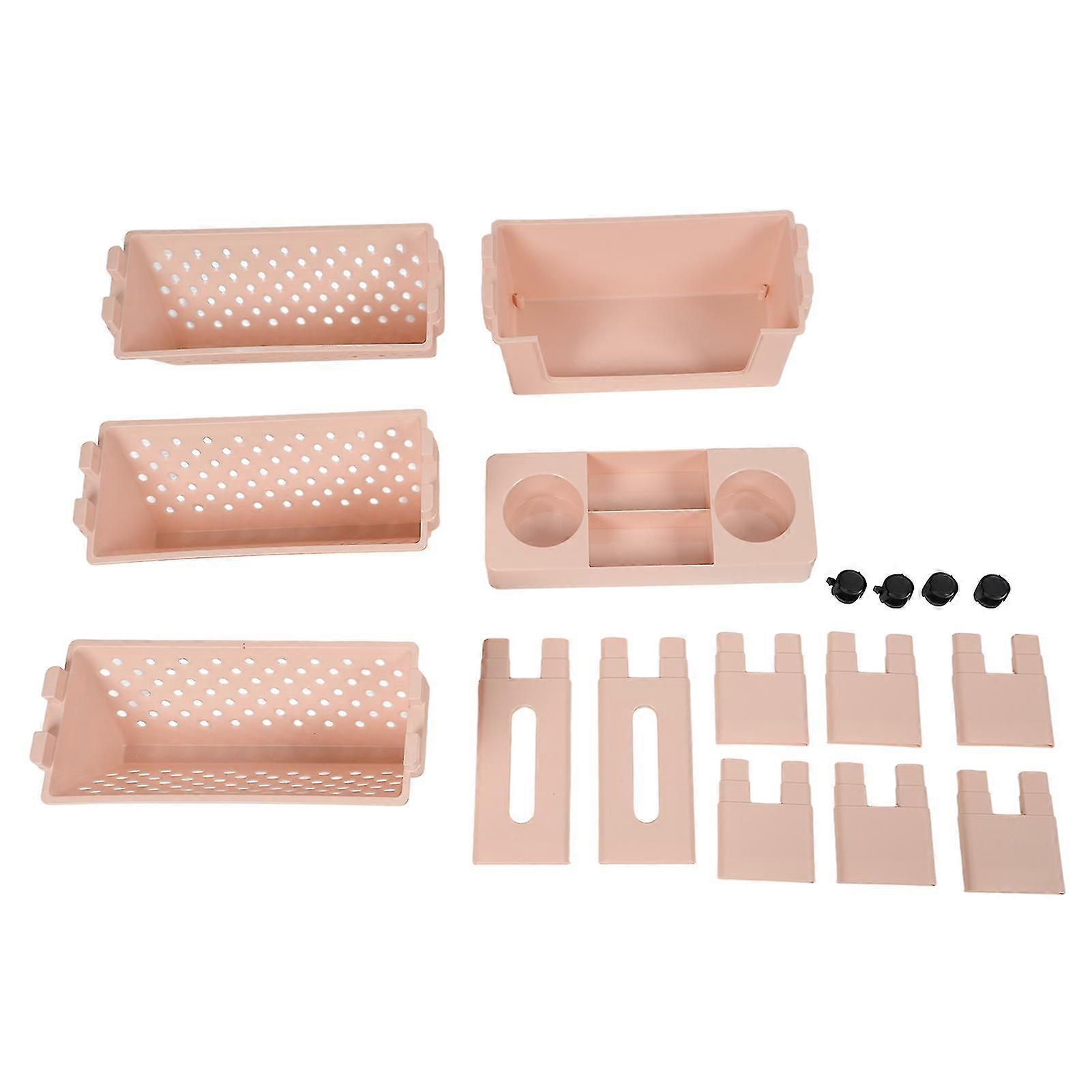 Compact Rolling Storage Organizer Large Capacity Mobile Utility Cart Movable Storage Book Shelf with Lockable Wheels 25-26