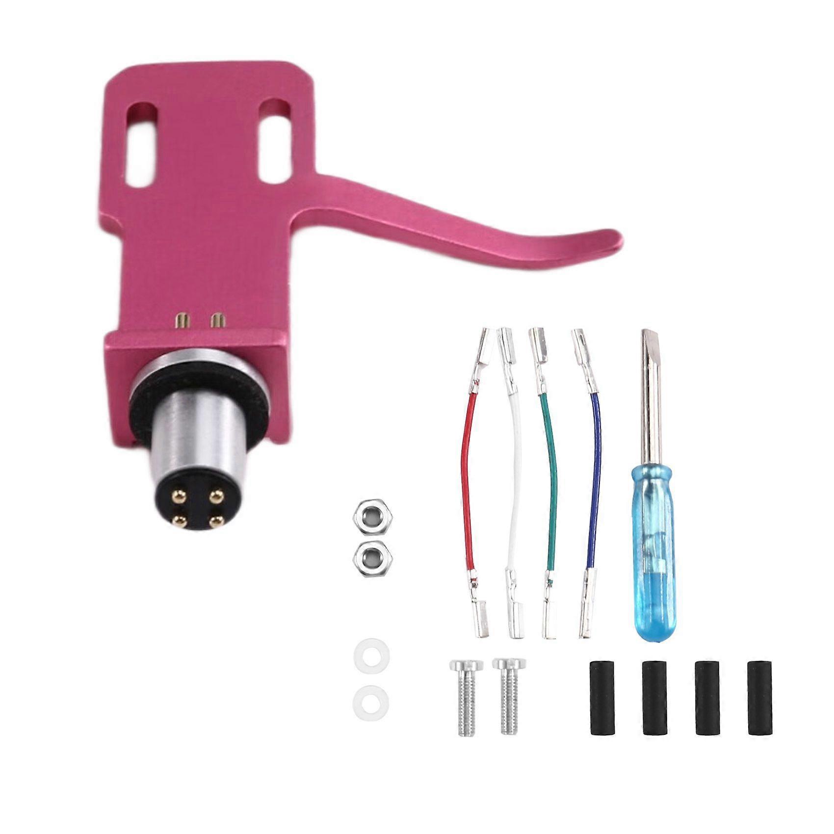 Universal LP Turntable Headshell Mount Phonograph Record Player Replacement Headshell Stylus Lead Wire