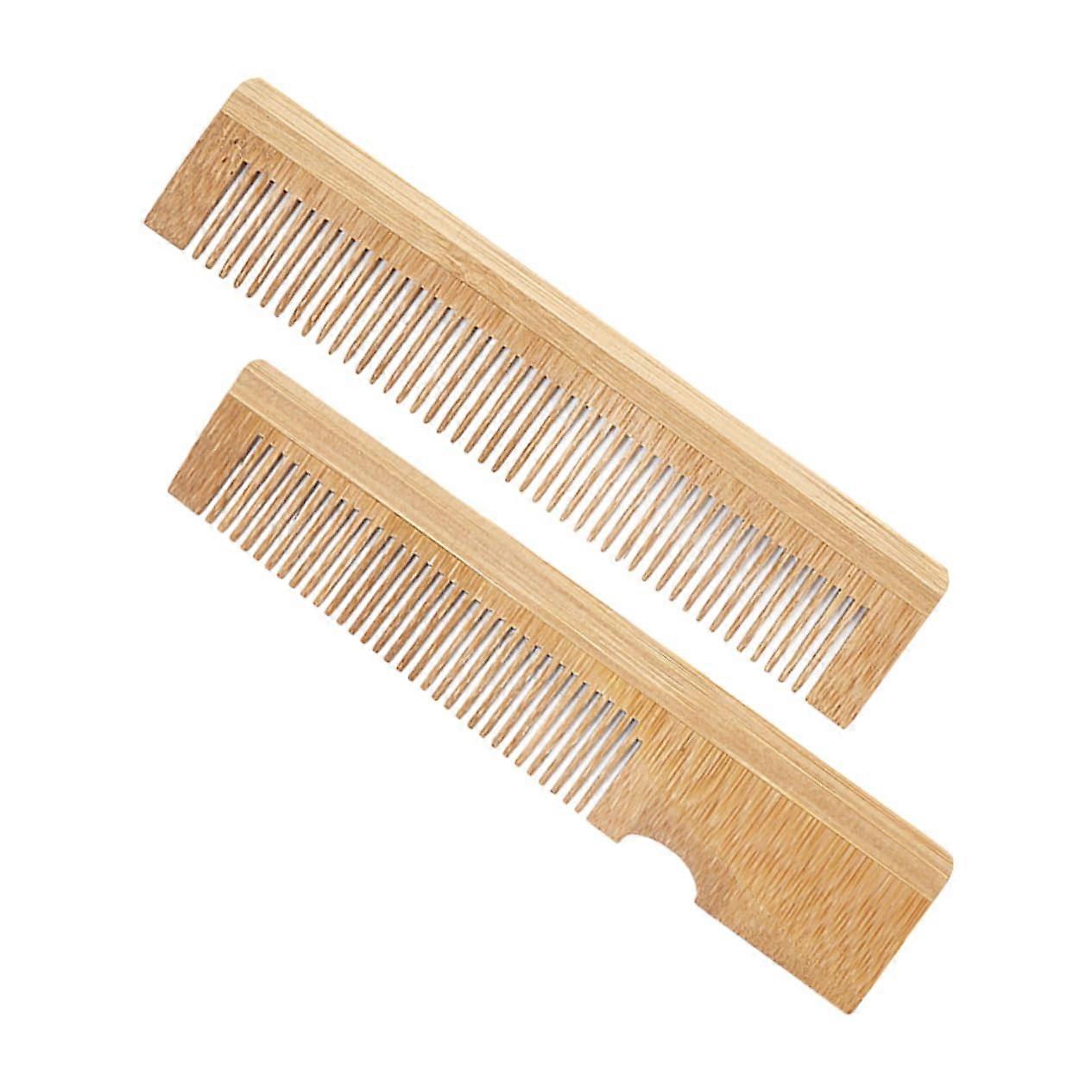 Beard Comb 2Piece Set For Men, Practical Hair Comb, Versatile Beard And Hairstyling Tool