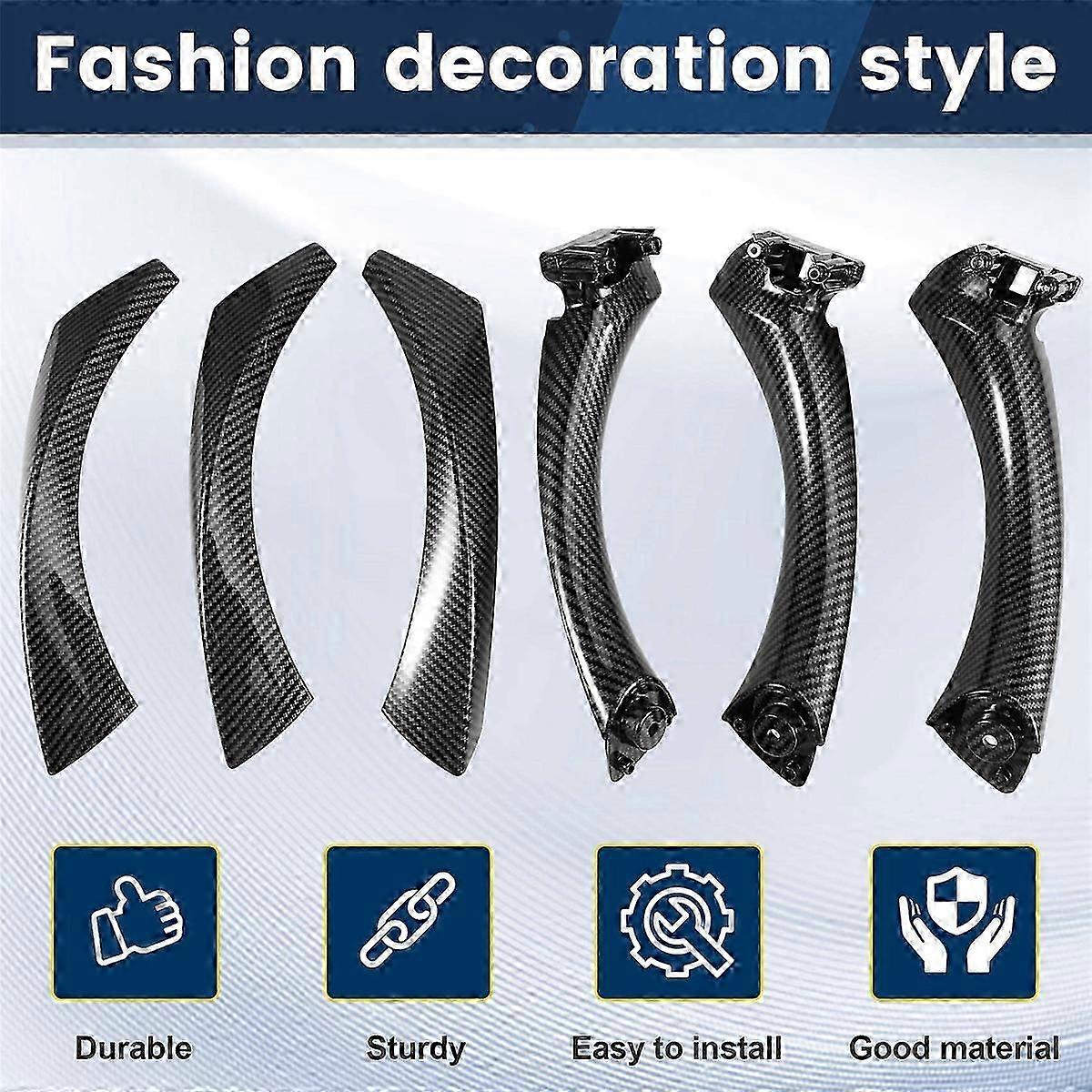 Door Pull Handle Set Replacement for 3 Series E90 E91 E92 316 318 320 325 328i 2004-2012