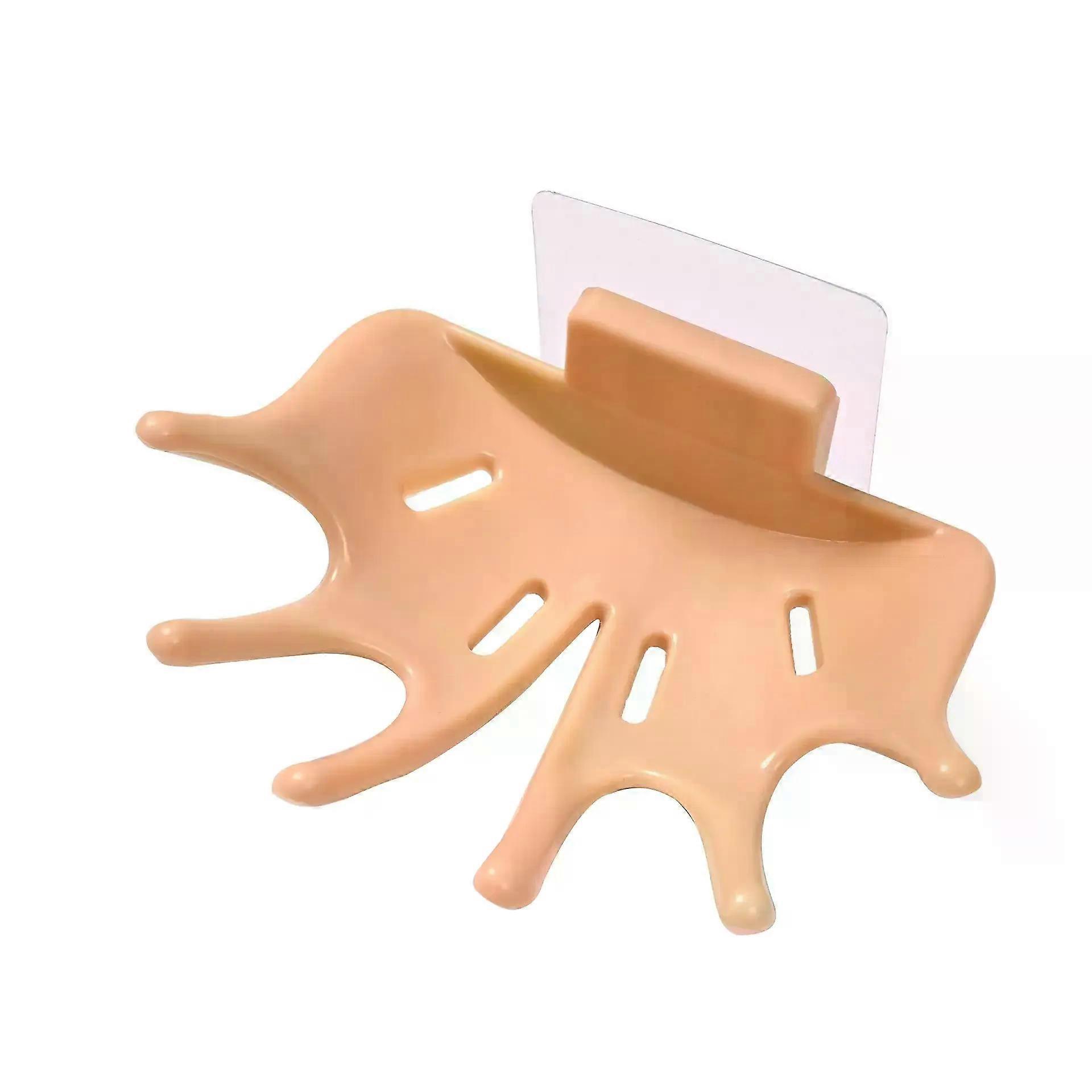 Multicolor Creative Wall-Mounted Soap Holder - No-Drilling Drainage Soap Dish for Bathroom