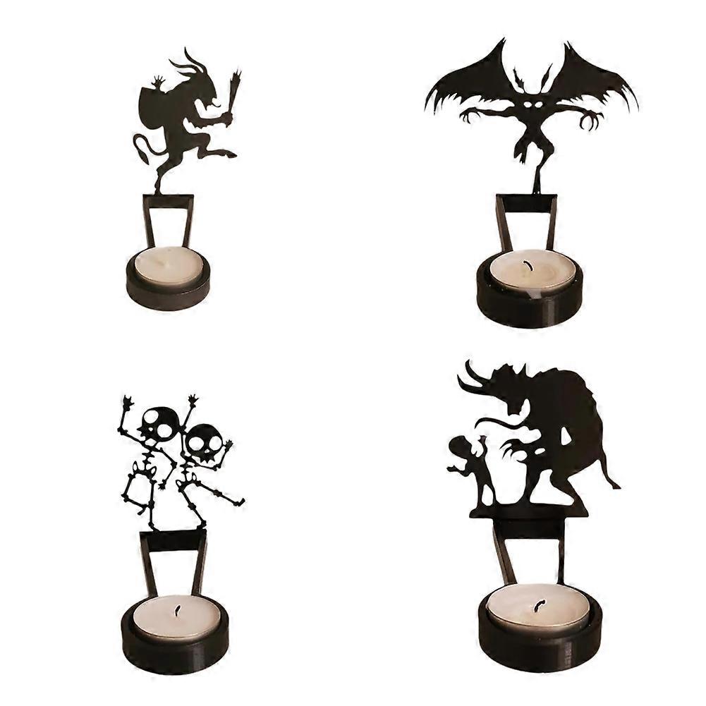 Halloween Shadow Candle Holders, Candle Holder Table Decorations