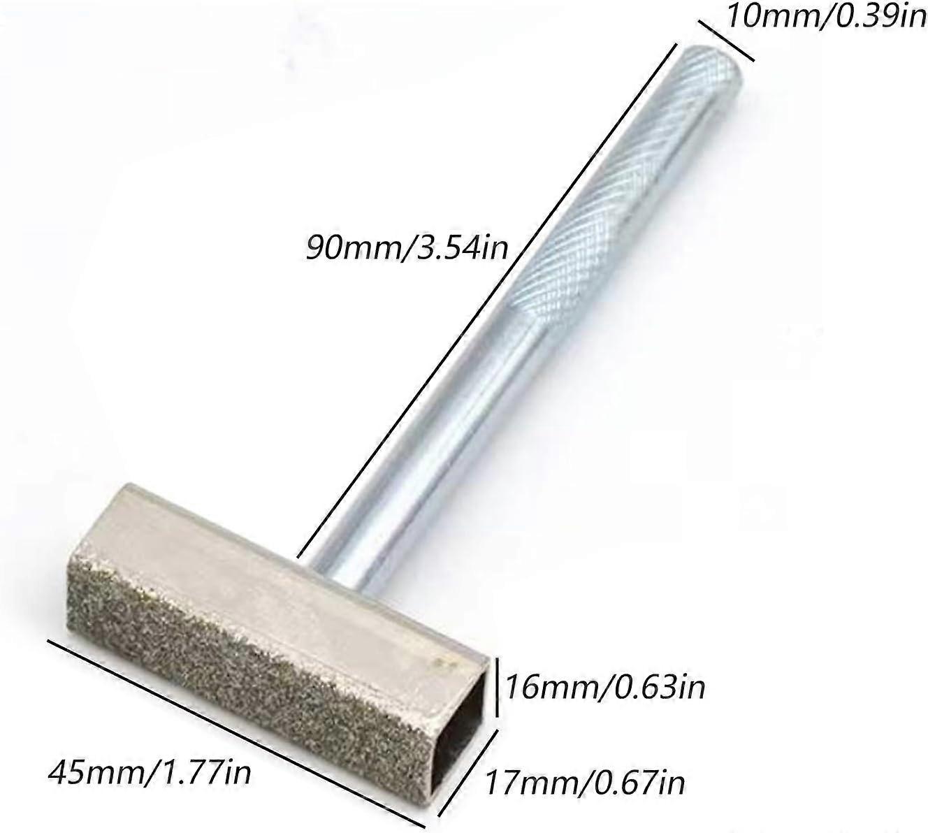 Industrial Grinding Wheel Reshaping Tool Knurled Handle For Secure Control Dustless Dressing And Restoration