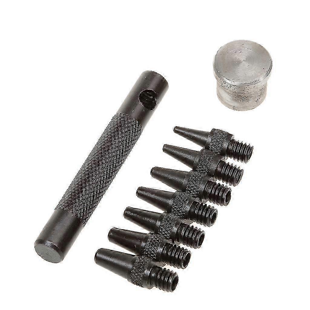 25-26 Oval Mini Leather Punch Set with Sizes Ranging from 2.0 to 5.0 mm Offering Multi-Functional Handling