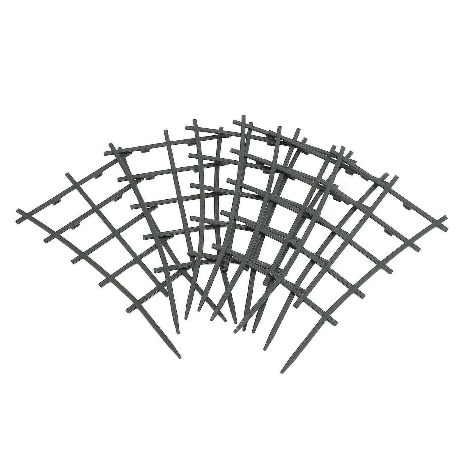 6Pcs Indoor Plant Trellis Tall Small Stackable Plastic Support for Climbing Potted Plants