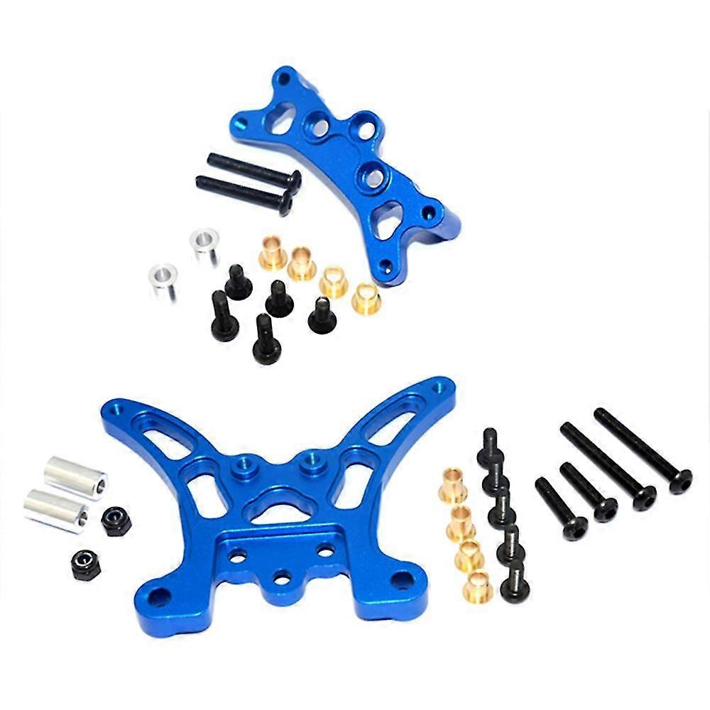 2pcs Metal Front And Rear Shock Tower For -02b Tt02b 1/10 Rc Car Upgrade Parts Accessories (tangling)