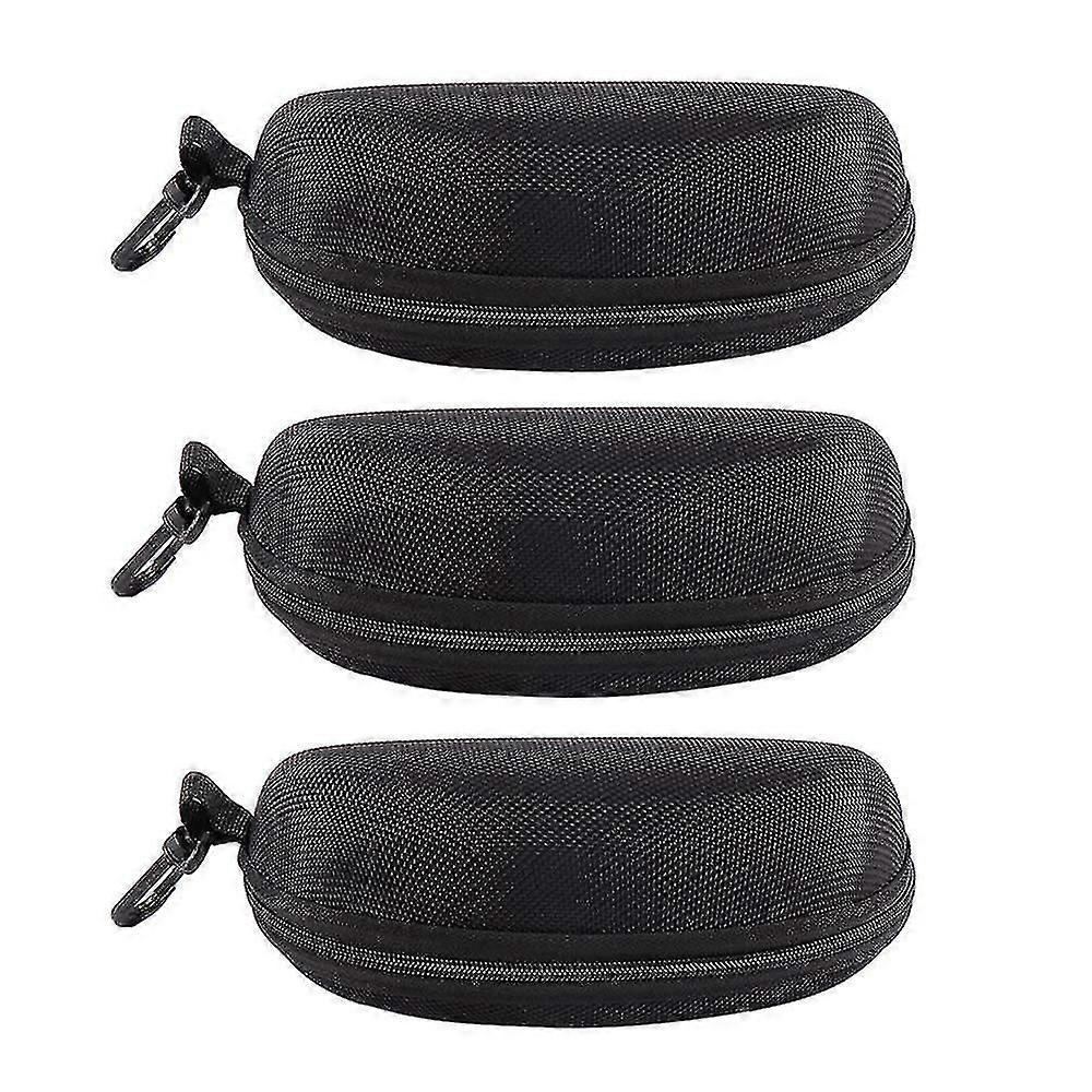 3 Piece Zipped Sunglasses Glasses Case A