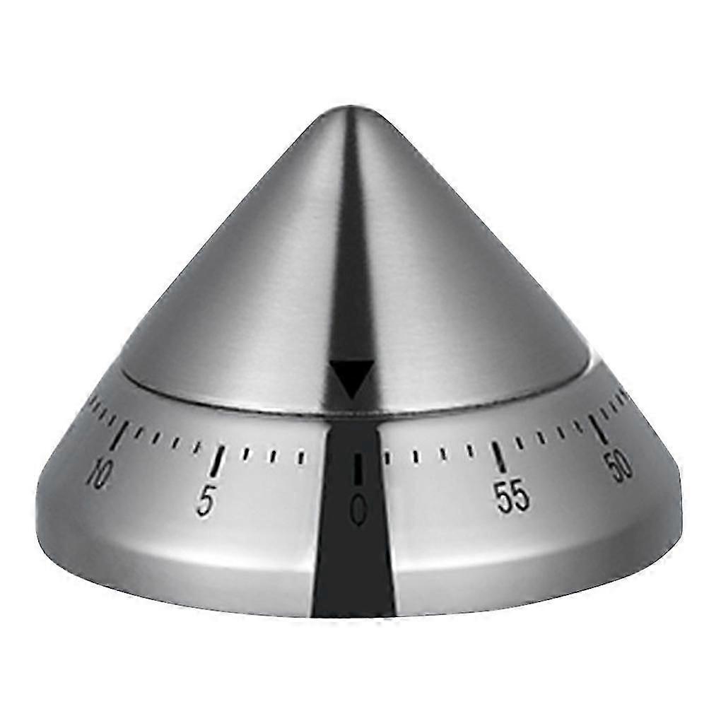 Kitchen Timer Stainless Mechanical Cooking Timer Manual Timer 60 Minutes Sound