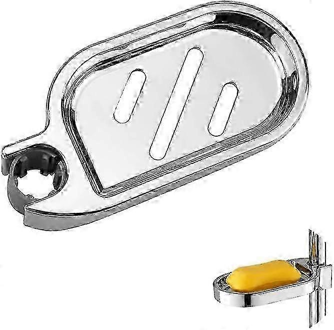Verstelbare douchestang zeepbakje, clip-on badkamer zeephouder, zeepbakje, douche ABS zeepbakje (22MM)