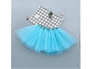 Tutus classique bleu pour filles (2 à 8 ans)