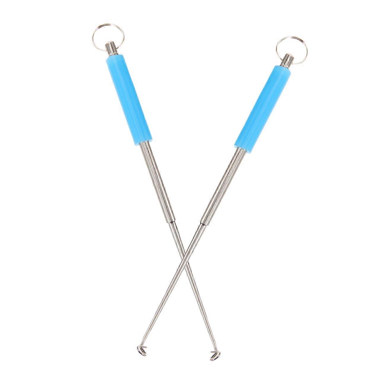 Fishhook Removal Device, 2Piece Set, Reusable Stainless Steel Tool, Quick Removal Design