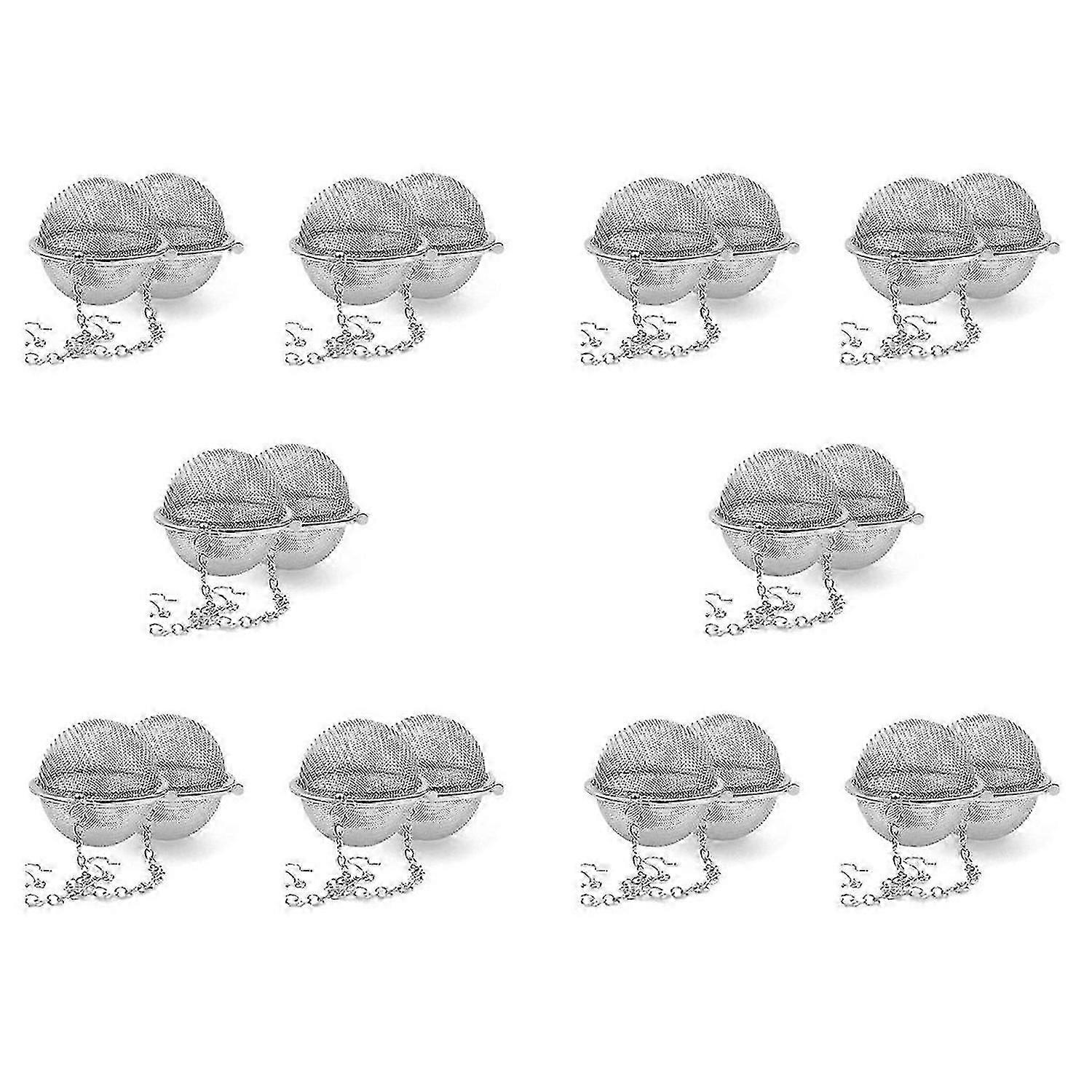 2PCS Pratique Boule a The Tea Epices Infuser Filtr