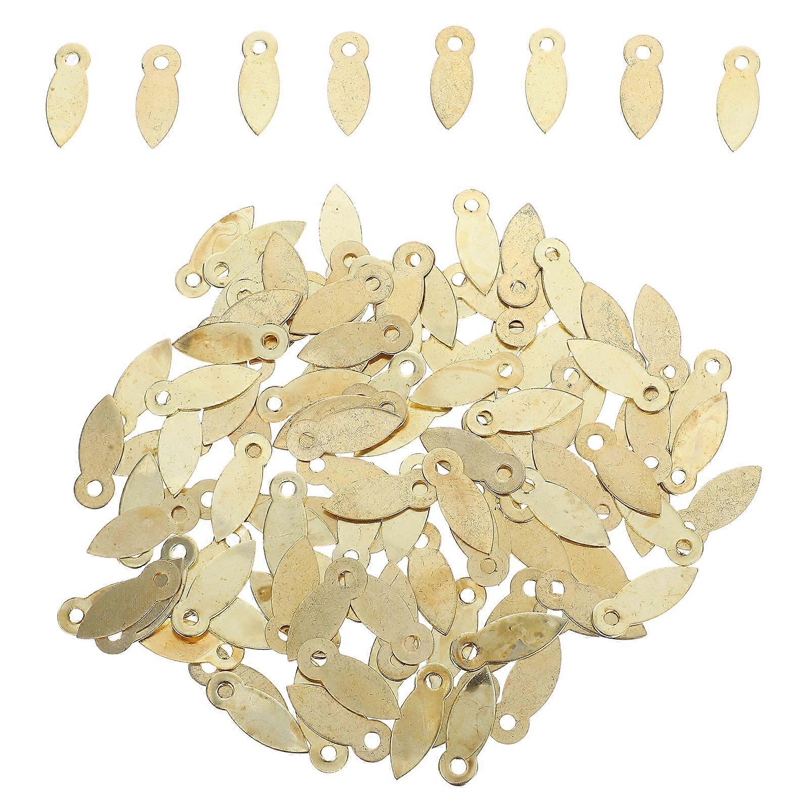 Golden Picture Frame Hardware for Fastening Back with 100Pcs Durable Clips