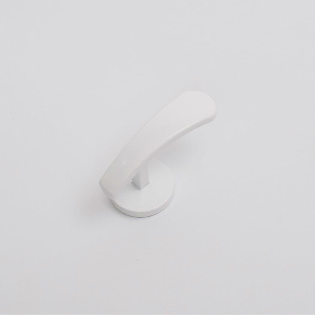 Wall Hooks Fabric Curtain Tie Back Stick On Drape Holder Hanger White 2#