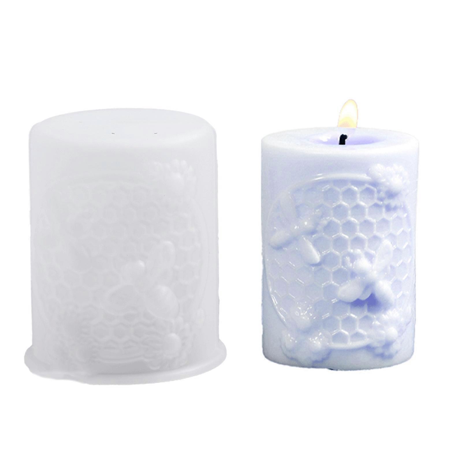 Artistics Hexagonal Embossed Silicone Mould Heat Resistant For Candle Soap Crafting Beginners Multicolor