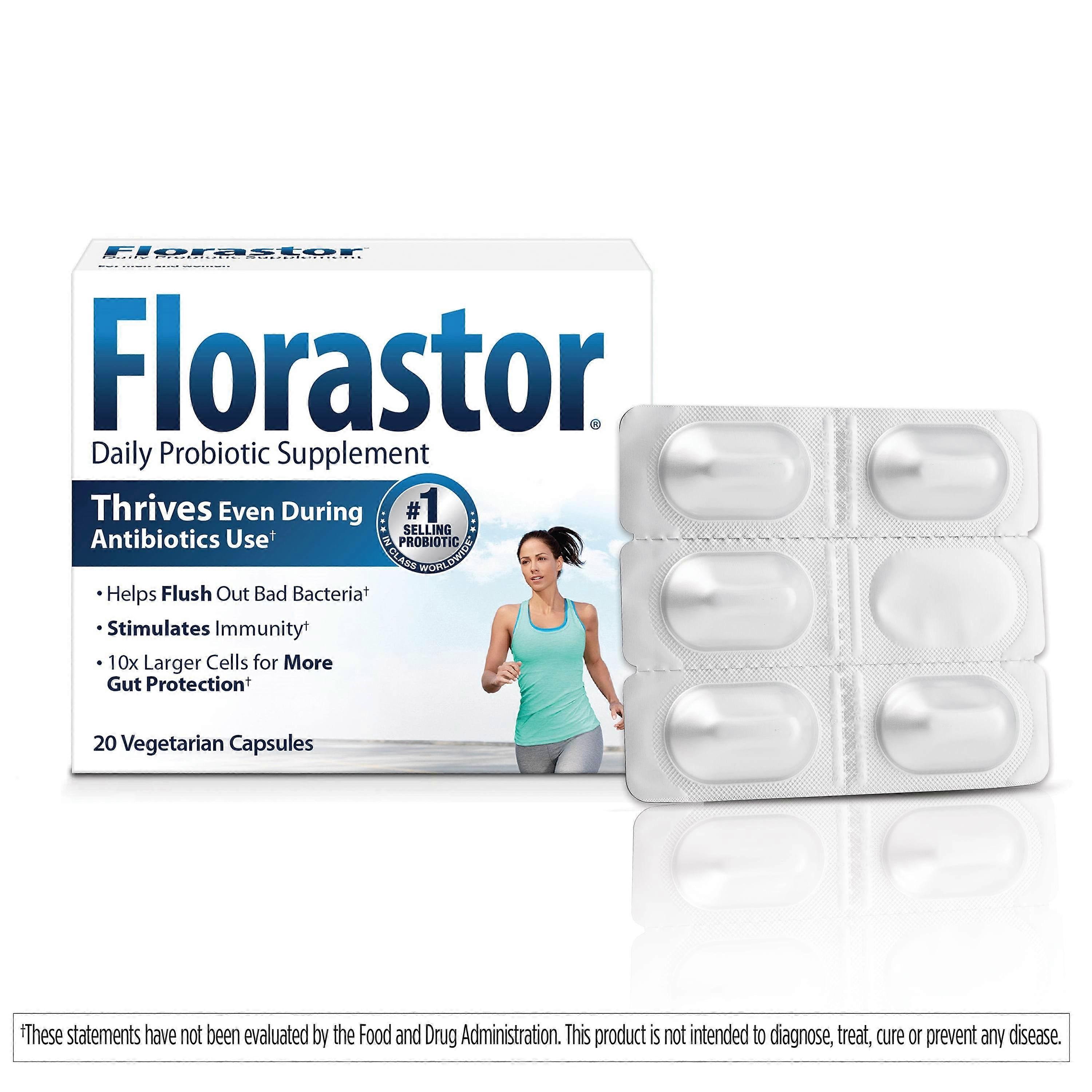 Florastor καθημερινό προβιοτικό συμπλήρωμα, 250 mg, κάψουλες, 20 EA