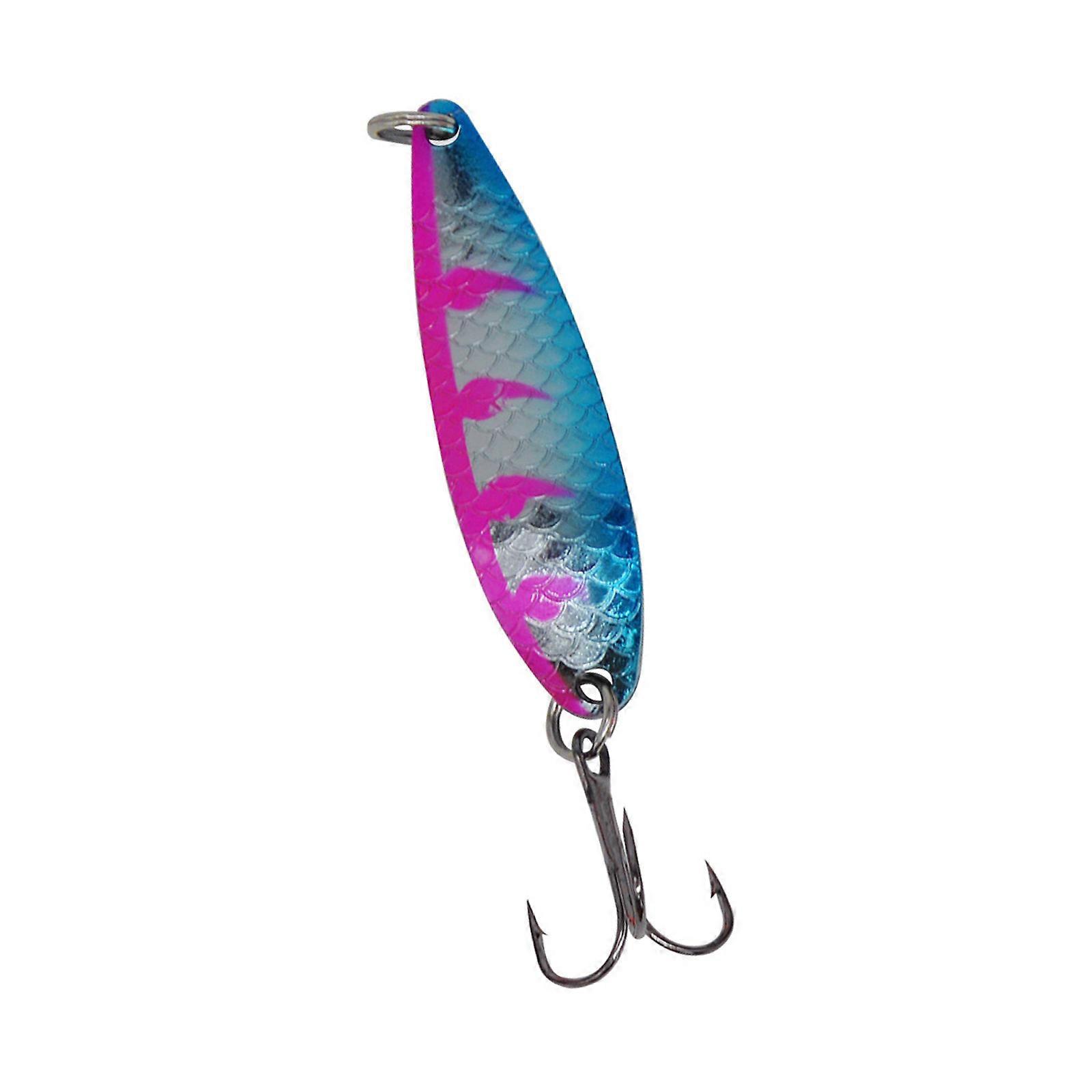 Spoon Metal Construction Spinner Baits Fish Lures Spinner Swimbaits Colorful Sequins Lures Baits Treble Hook Fishhooks Multicolor