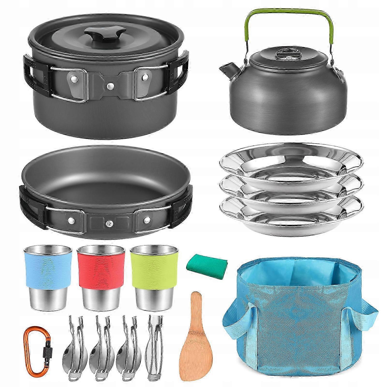 Cookware Tourist Pot Camping Set 22in1