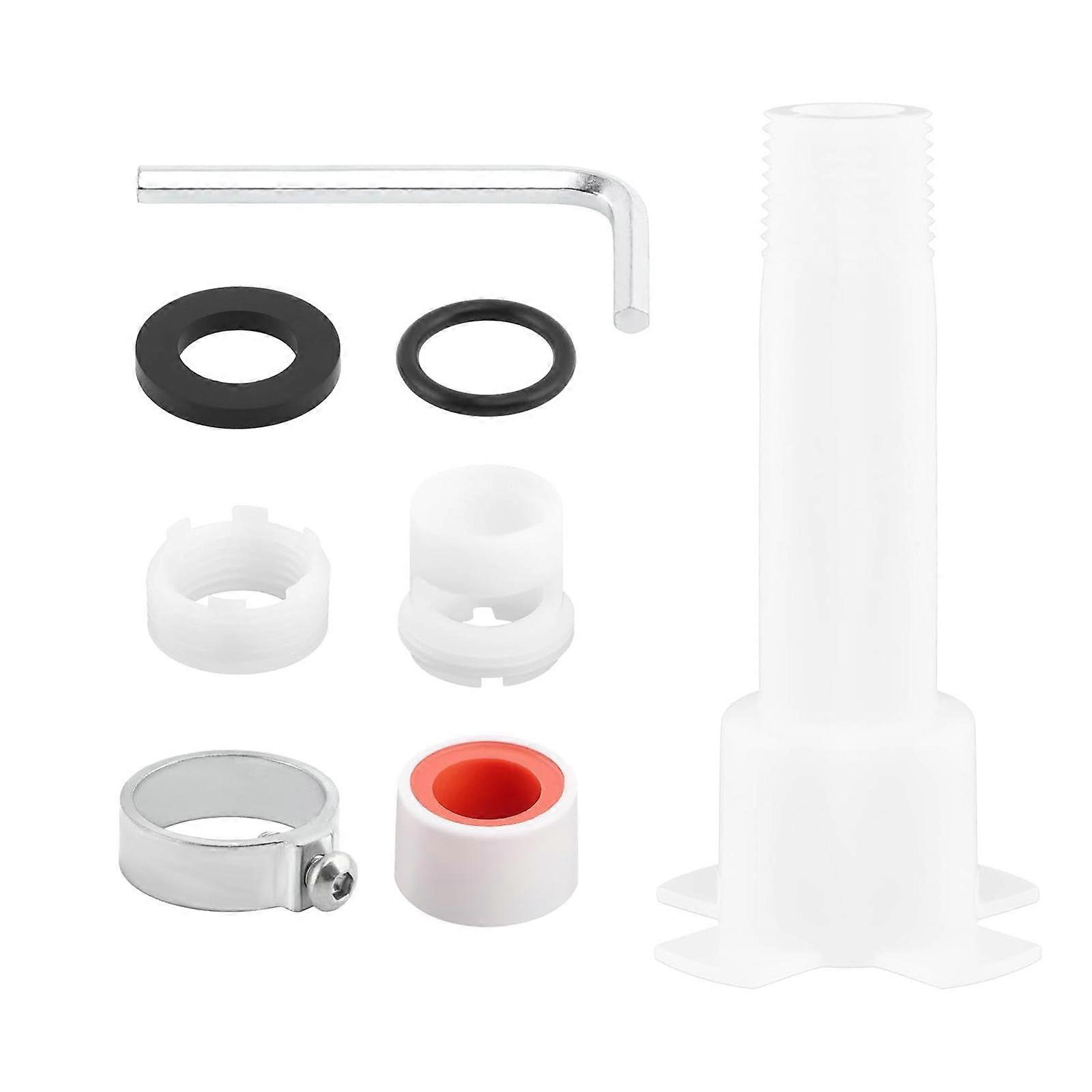 Multifunctional 4 in 1 Tub Sturdy Plastic Spouts Adapter Set Convenient for Brass and Thread Connection Daily Use Multicolor