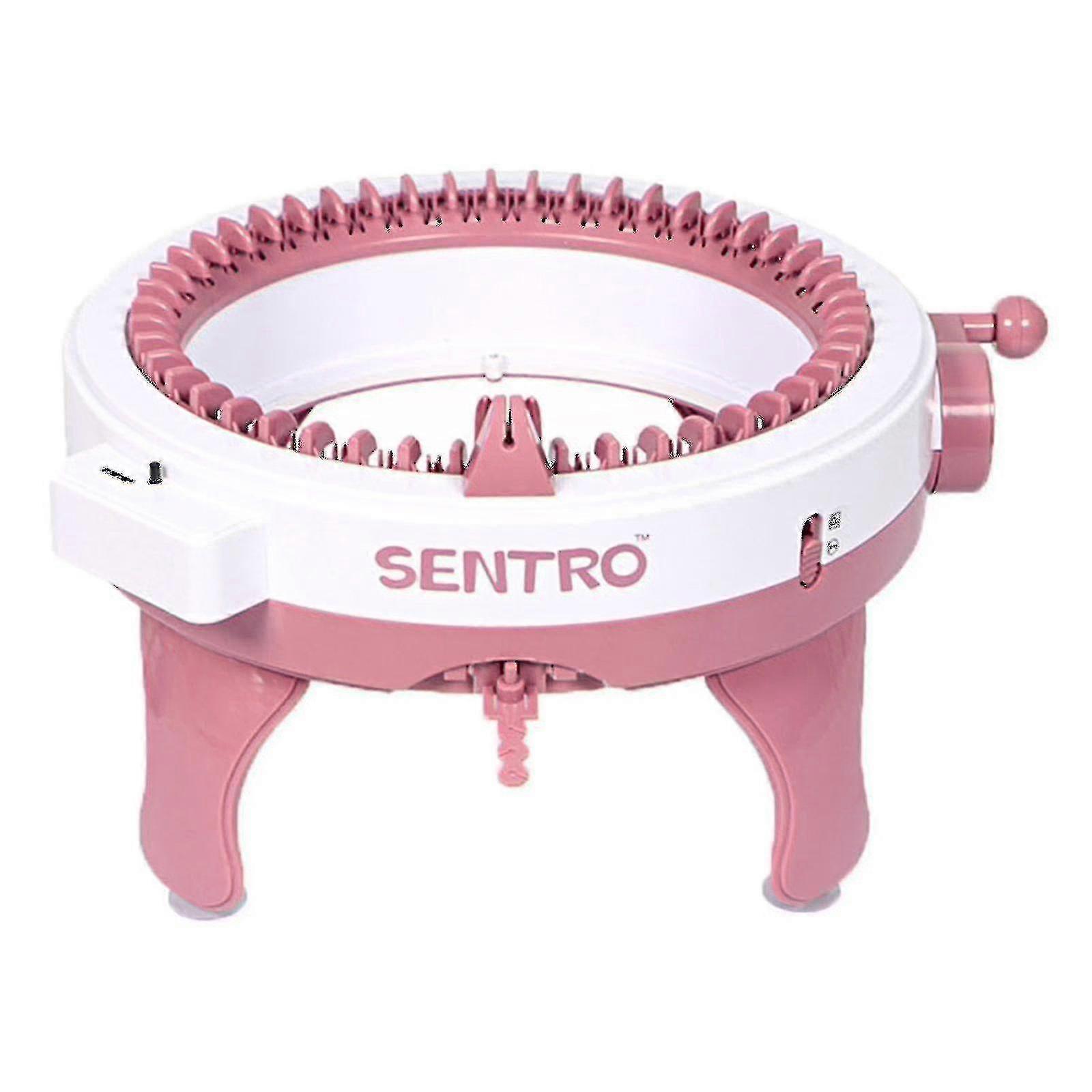 Rotating Double Knit Loom Machine - 48 Pins for Home Knitting