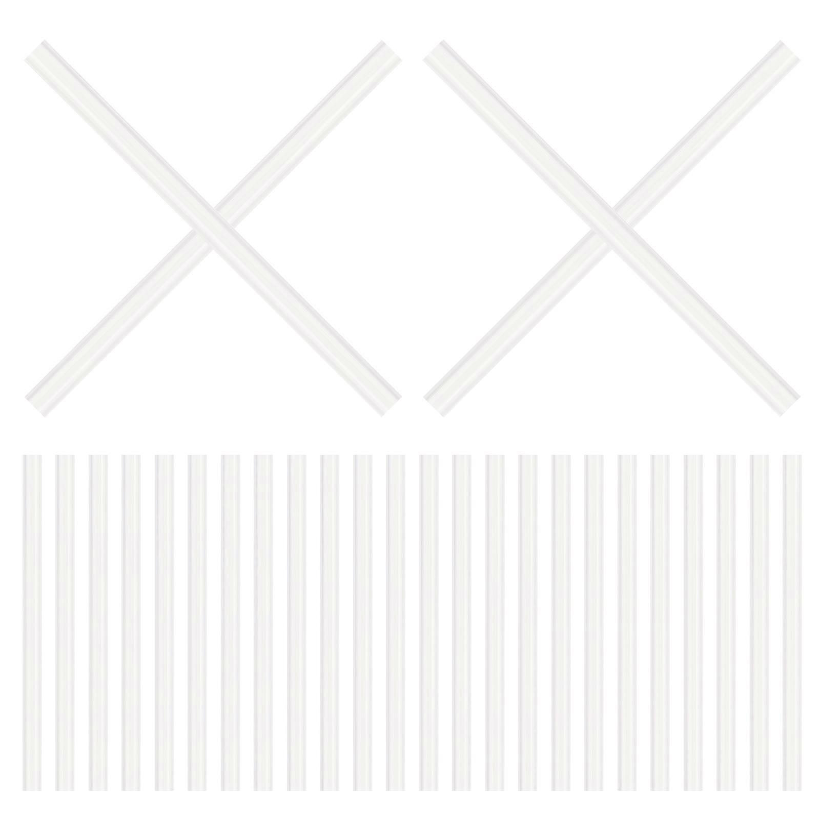 Transparent PVC Clothes Hanger End Caps for Hook Protection 50Pcs Set