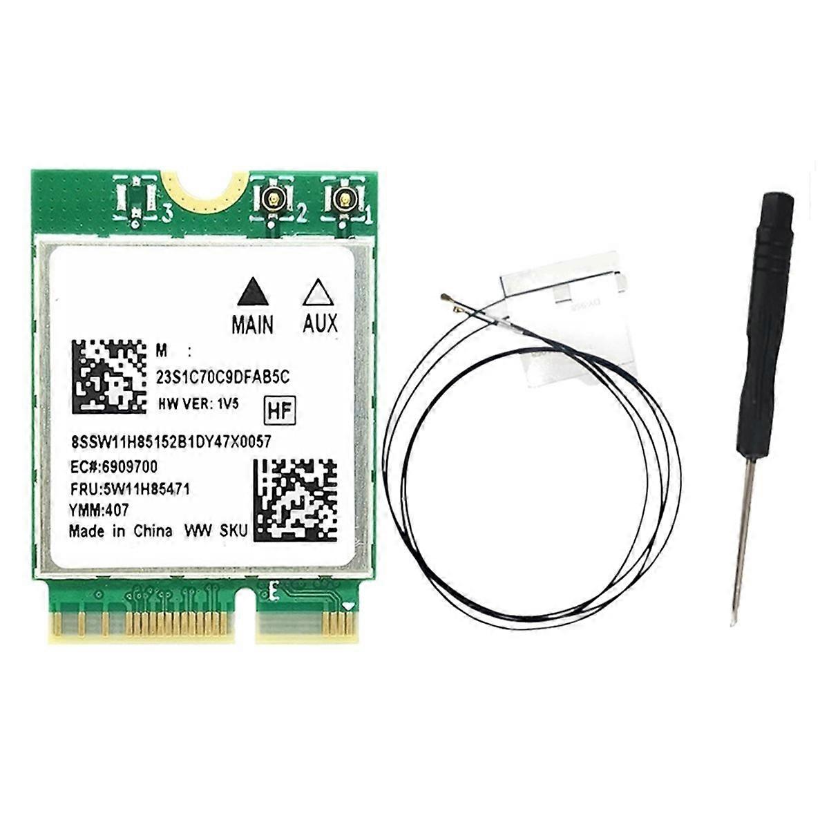 RTL8922AE WiFi7 Card 6338Mbps 2.4G/5G/6G Tri-Band Bluetooth5.4 M.2 NGFF Wireless WiFi Adapter Card K