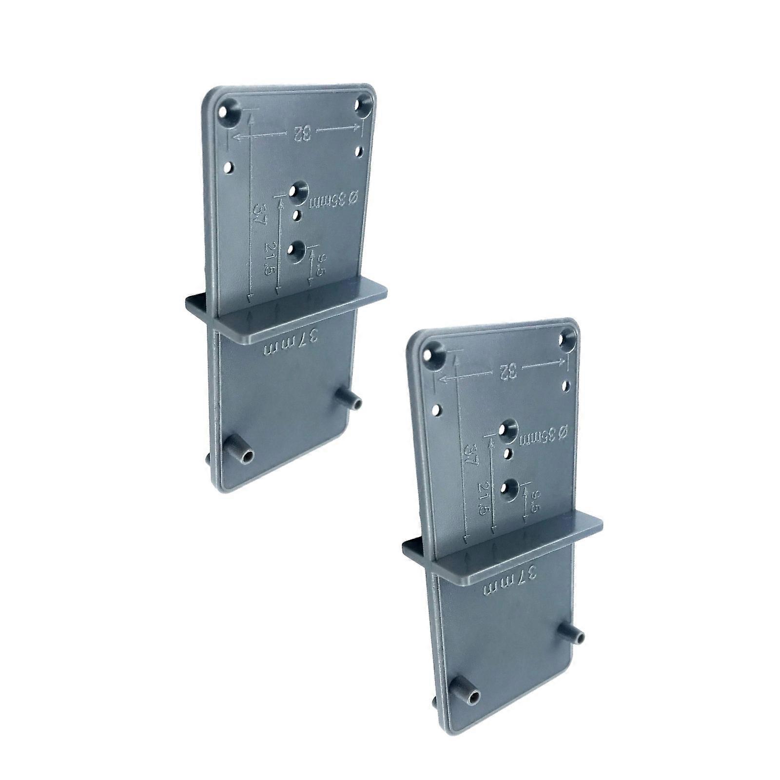 35/40mm Hinge Jig Upgraded Concealed Hinge Jig Drilling Hole Puncher Accurate Woodworking Dowel Jig Drill Guide Locator  grey