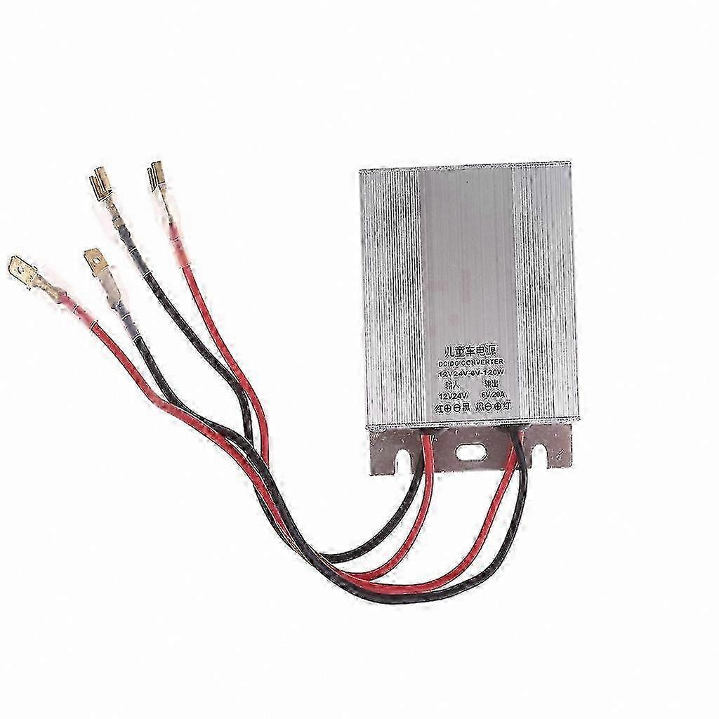 6V DC Power Converter 12V/24V Input 10A-20A 60W-120W Waterproof Adapter