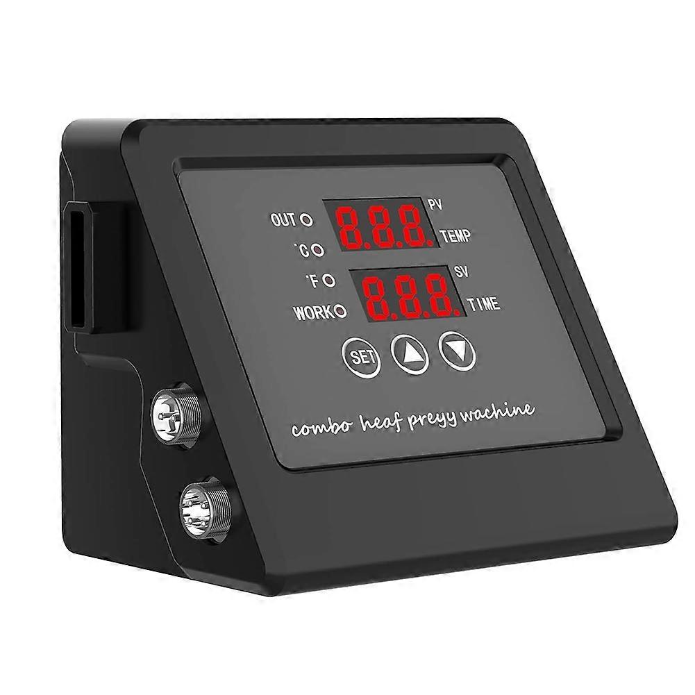 For Heat Press Machine Multi-Functional Heat Press Machine Control Box Digital Box LED Controller for T-Shirts US Plug