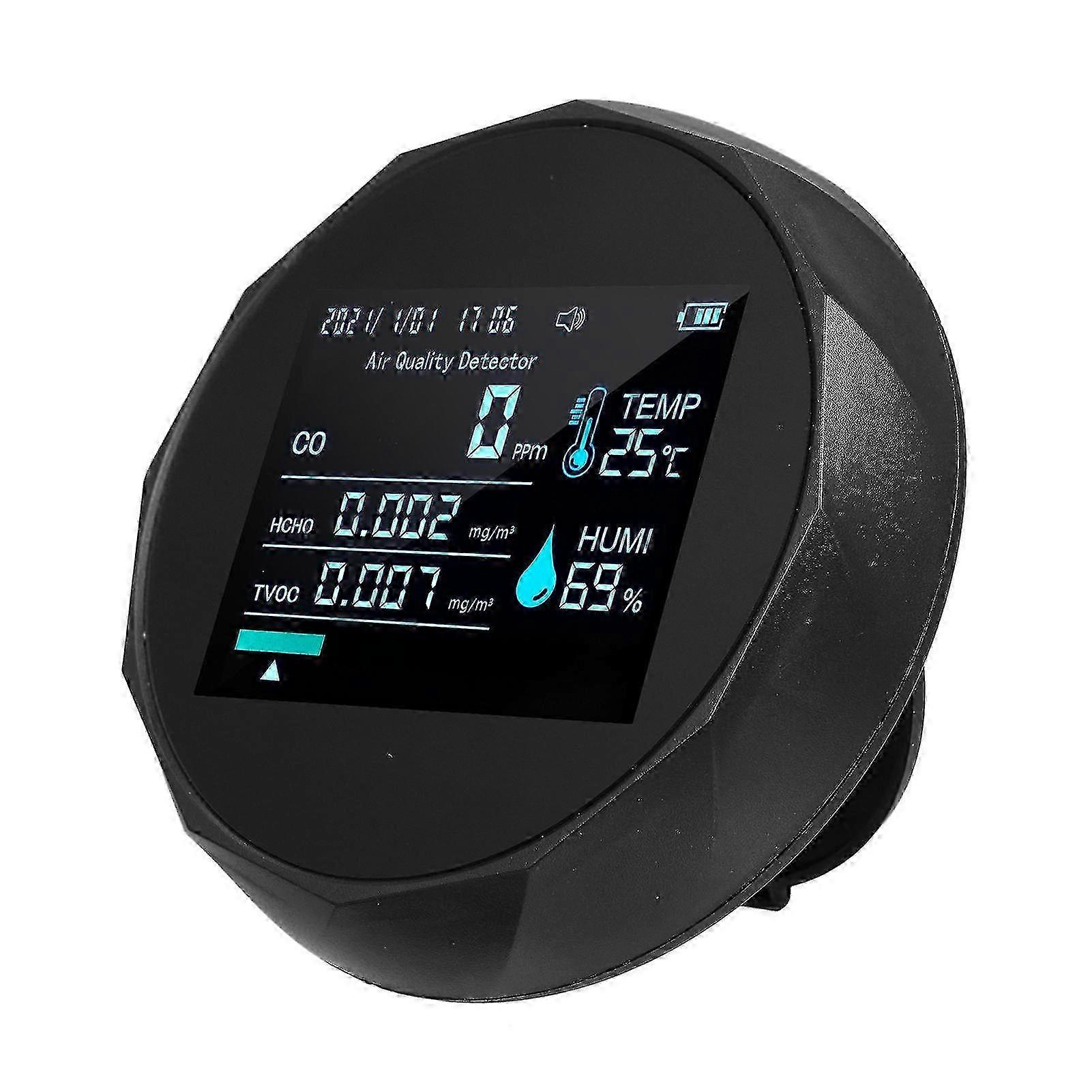 m 2CO16TB 6 In 1 Multifunctional Air Quality Monitor, Portable Formaldehyde Detector Professional Air