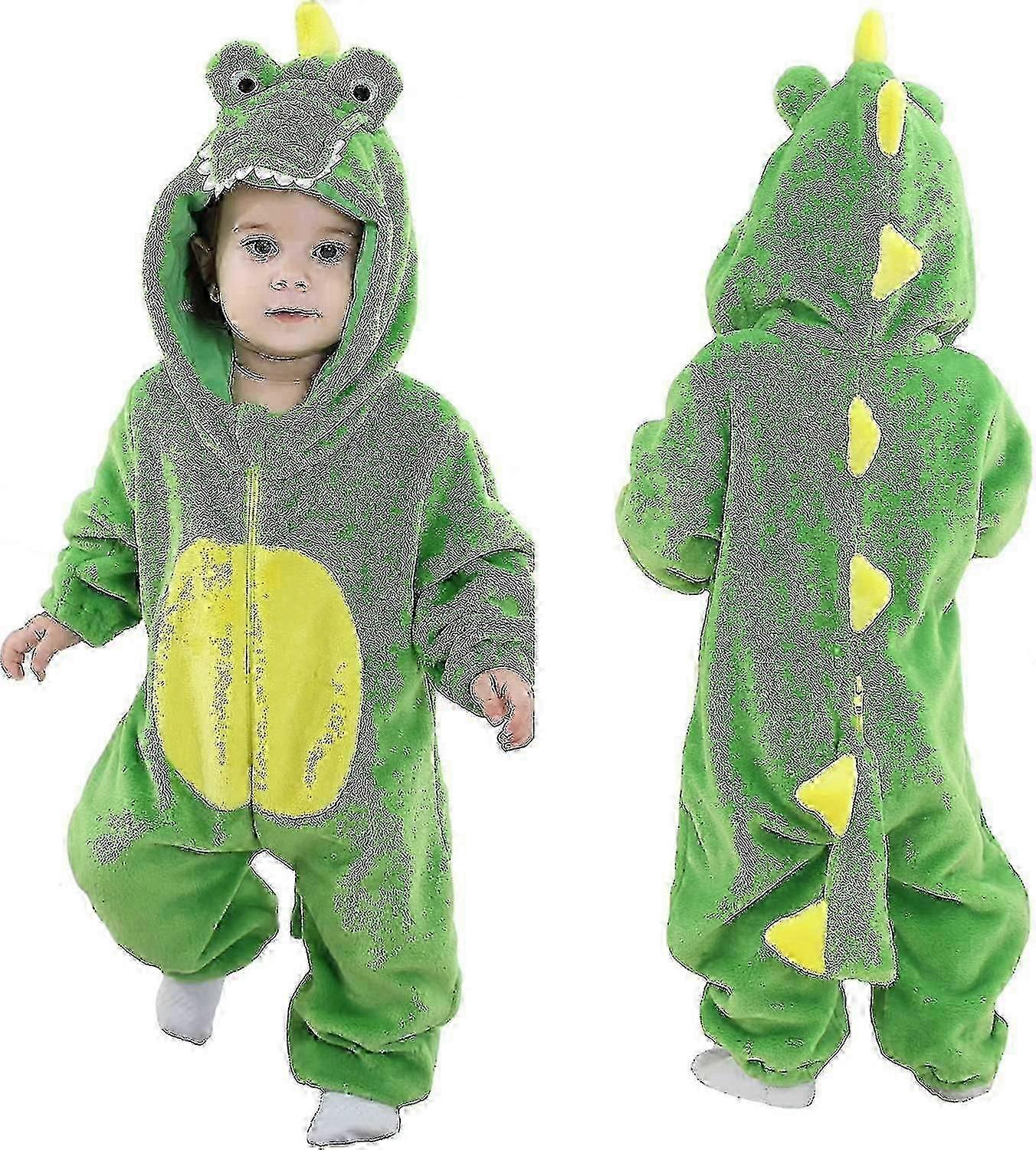 Tonwhar طفل رضيع النمر ديناصور يتوهم اللباس زي مقنعين رومبير جمبسوت