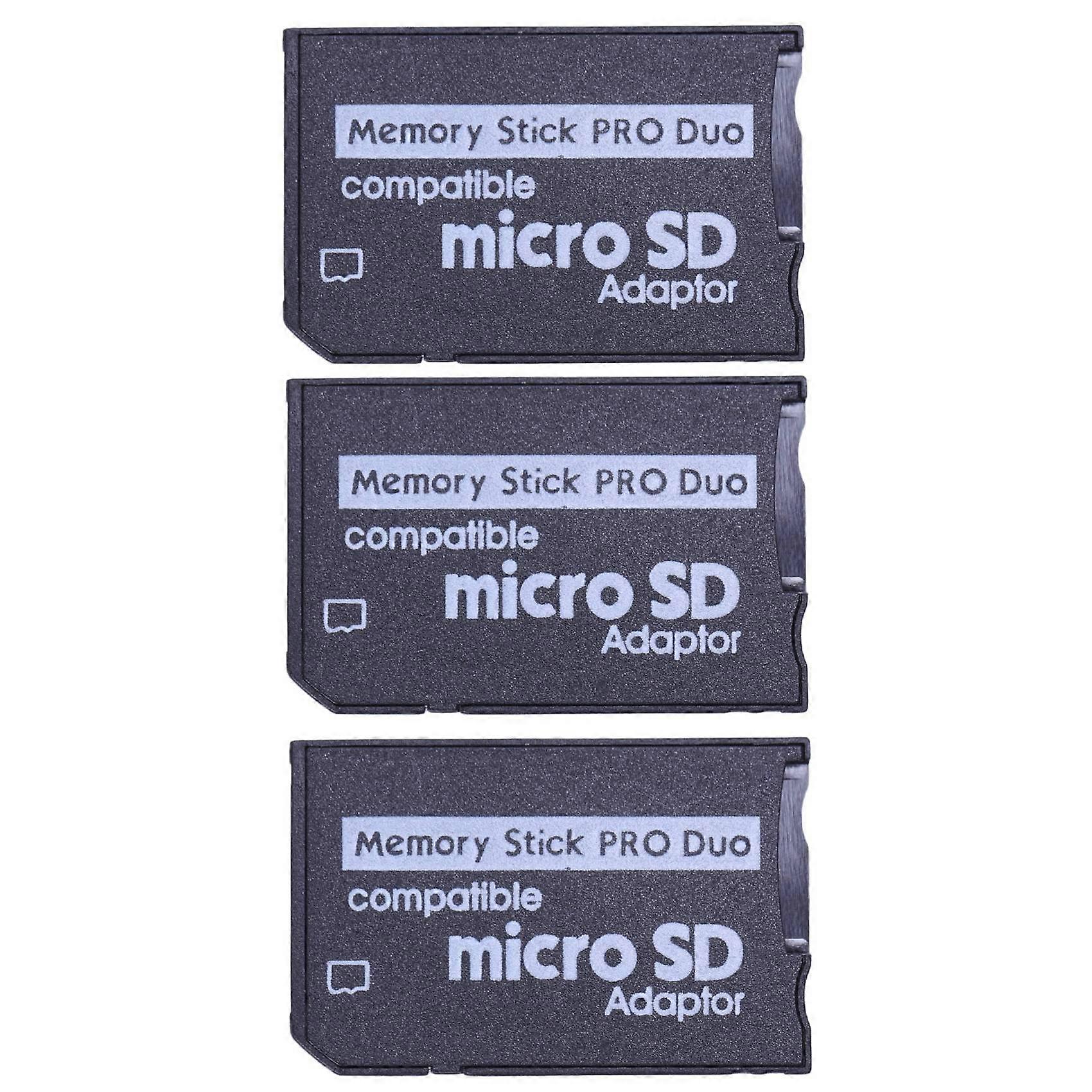 3X Mini MicroSD TF to MS Adapter SD SDHC Card Reader for & Series