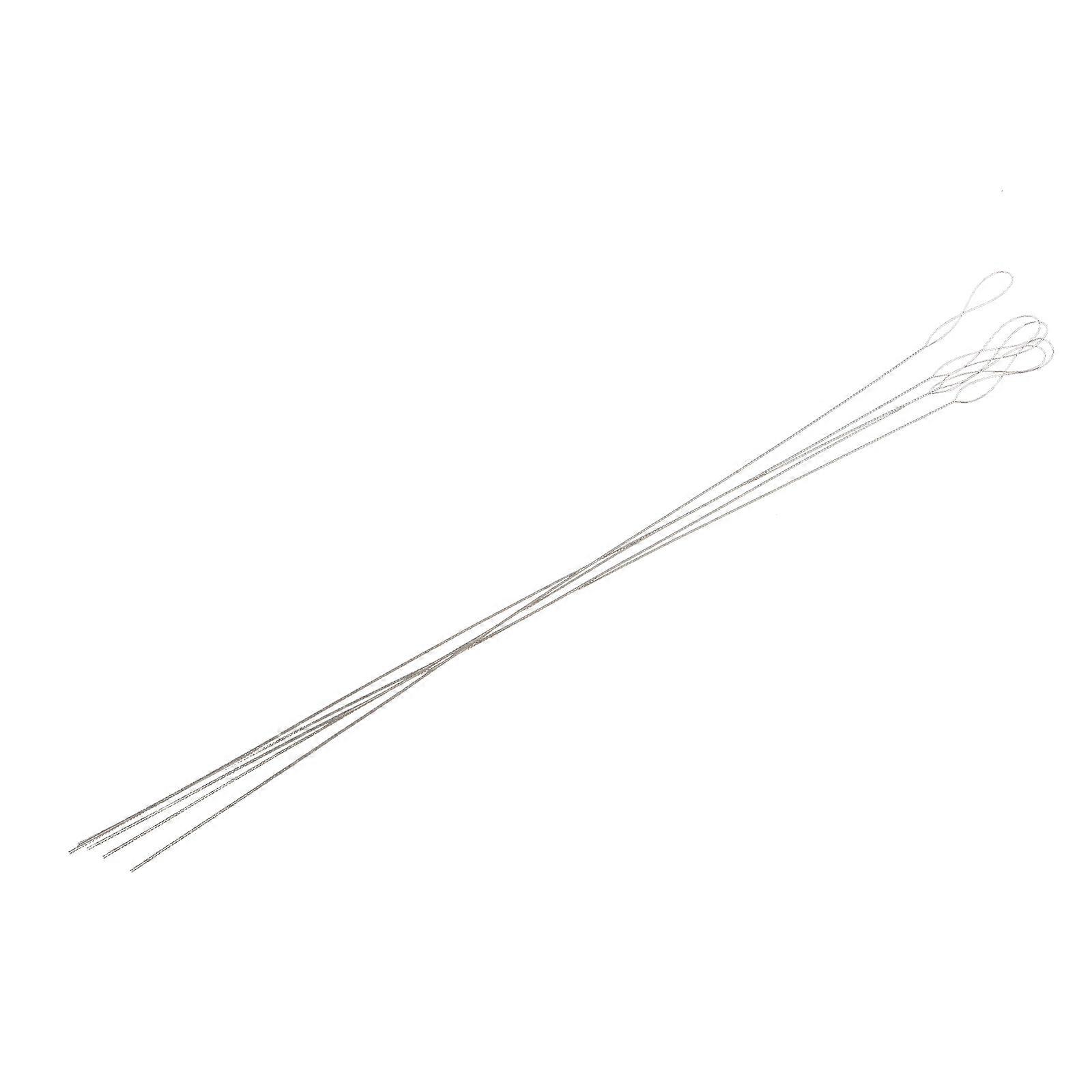 Beading Needles Embroidery Needles for Stitching Use 5Pcs Silver Set