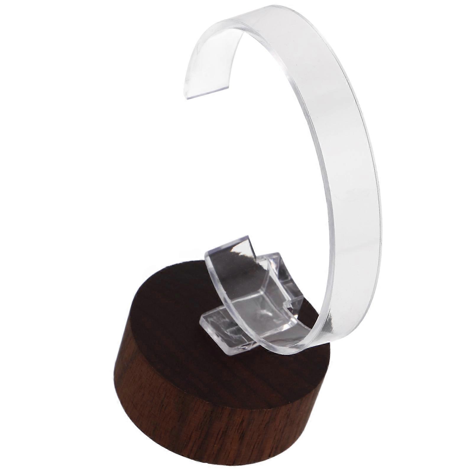 Handwatch Display Stand with Black Acrylic C Ring for Watch Display